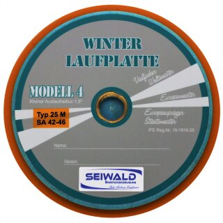 Winterlaufplatte Modell 4