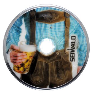 Sonderdesign "Wiesn-Gaudi" - Lederhosn - Hemd Blau